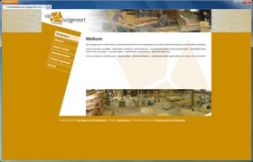 Screenshot van de website van Van Huijgevoort Modelmakerij